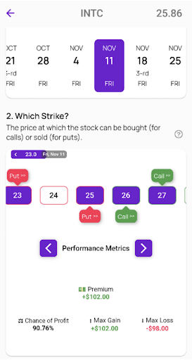 Strikes: Options Paper Trading Screenshot