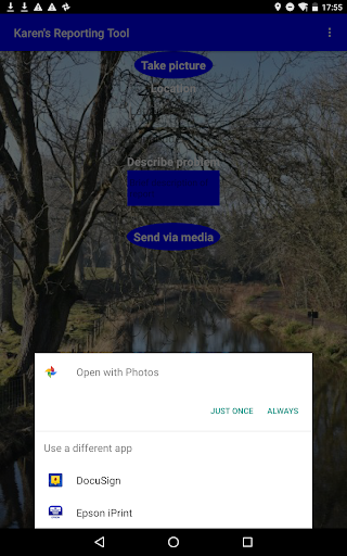 Karens Reporting Tool Screen 3