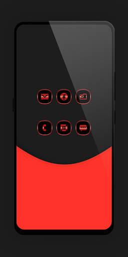 Dazzling Red Icon Pack Screen 3