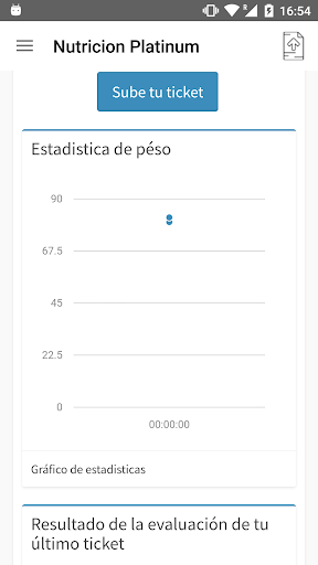 Android application Nutrición Platinum screenshort