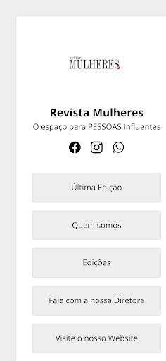 Android application Revista Mulheres screenshort
