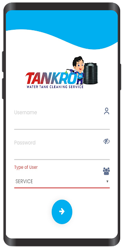 Android application Tankro Services screenshort