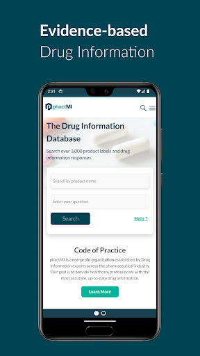 Android application PHactMI screenshort