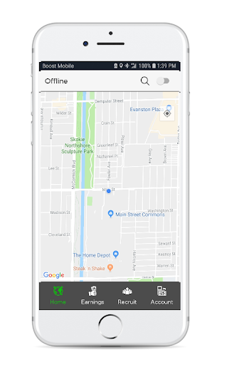 Android application RideShare screenshort