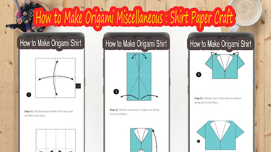 How to make Origami Shirt Household Paper Craft 1.0 APK + Mod (Unlimited money) إلى عن على ذكري المظهر