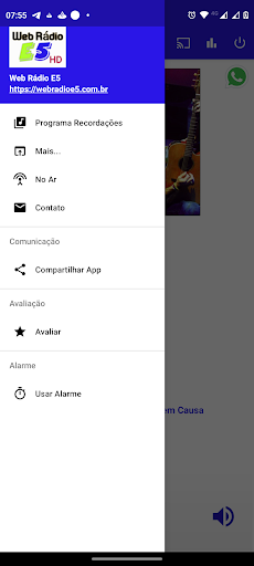 Web Rádio E5 Screen 3