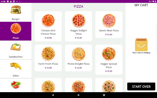 DELYVR FOOD KIOSK Screen 3