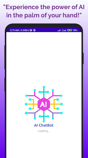 Android application AI ChatBot screenshort