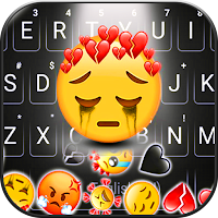 Фон клавиатуры Sad Emojis Gravity