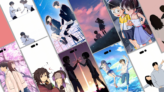 Couple Anime Wallpaper 4K