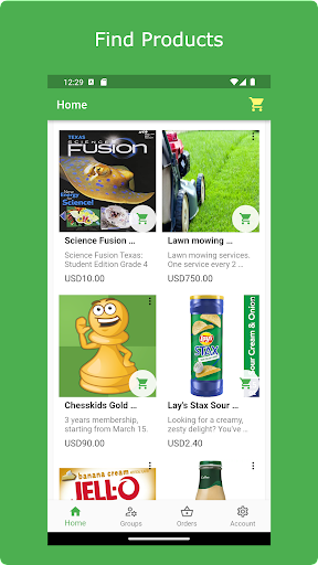 Android application Count In Group Buy screenshort