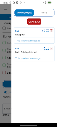 Audiebant Urgent Announcements