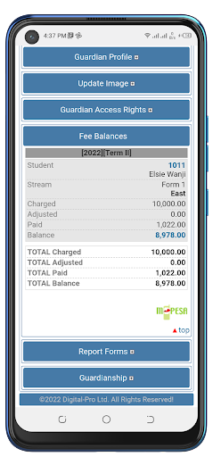 OnlineSMIS Screen 3