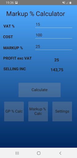 Biz Calculator Screen 3
