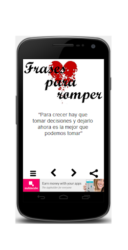 Android application Break Relationship Phrases screenshort