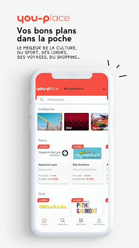 Android application You-Place screenshort
