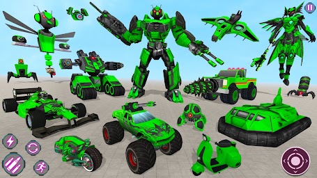 Dragon Fly Robot Car Game 3d