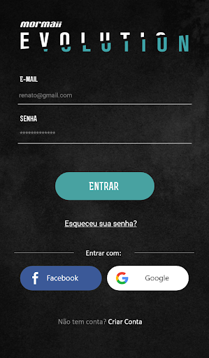 Android application Mormaii Evolution screenshort
