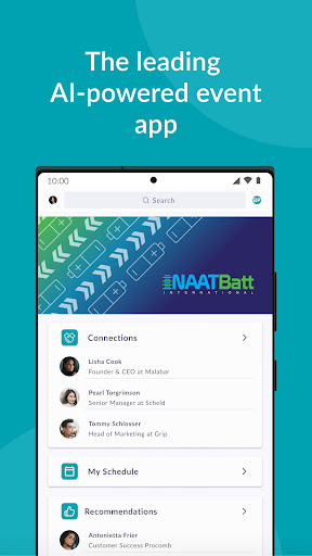 NAATBatt: Events & Conferences Screen 2
