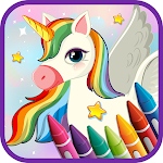 Cover Image of Descargar Unicorn Coloring Games Puzzle  APK