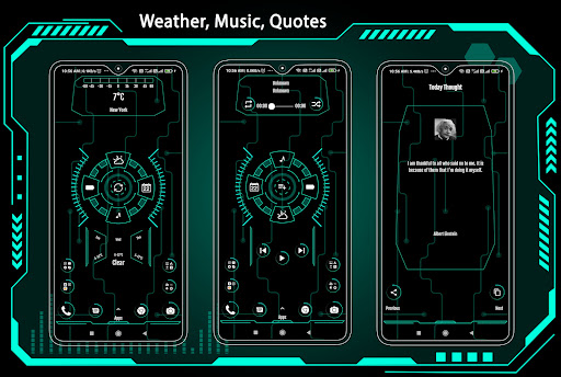 Screenshot of Grace full Launcher - Hide App