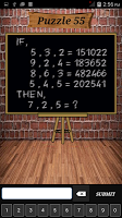 screenshot of Math Puzzles