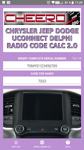 RADIO CODE for CHRYSLER DELPHI 1.0.1 APK + Mod (Unlimited money) untuk android