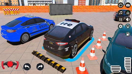警察駐車場:3D 警察ゲーム