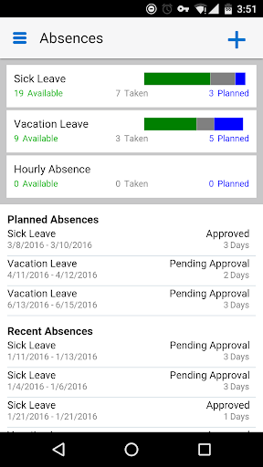 Screenshot of Self-Service HR for EBS