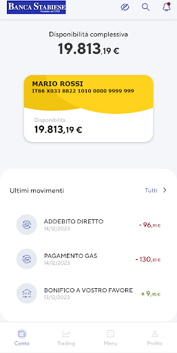Android application Banca Stabiese screenshort