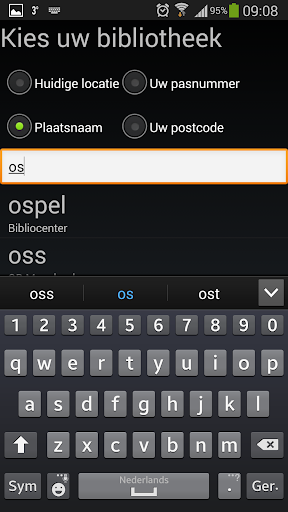 Android application Bibliotheek Wise screenshort