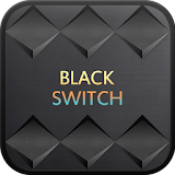 Black Switch go sms theme icon