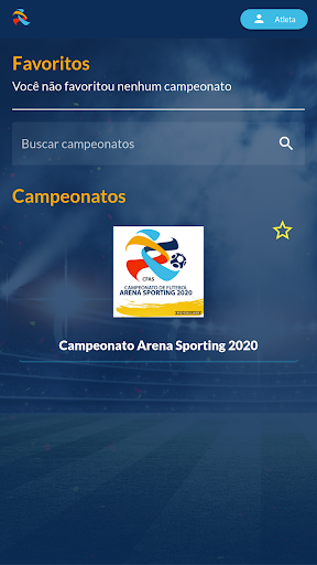 Android application Arena Sporting screenshort