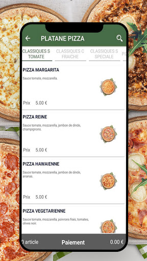 PLATANE PIZZA Screen 3
