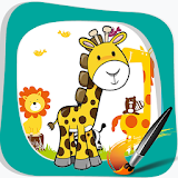 App Giraffe Kids Coloring Best icon