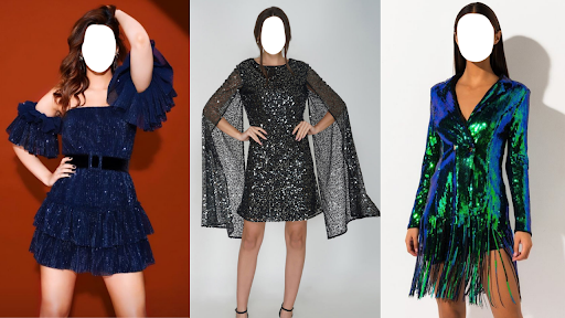 Android application Women Sequin Party Wear Suits screenshort