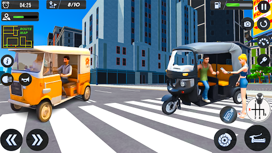Rickshaw Driver:City Adventure