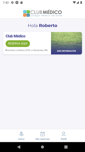 Club Médico Screen 2