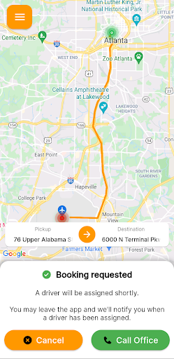City Taxi Atlanta Screen 3