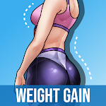 Cover Image of ดาวน์โหลด เพิ่มน้ำหนักสำหรับผู้หญิงและผู้ชาย - อาหารและการออกกำลังกาย  APK