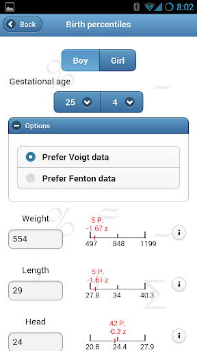 Ped(z) - Pediatric Calculator screenshot 4