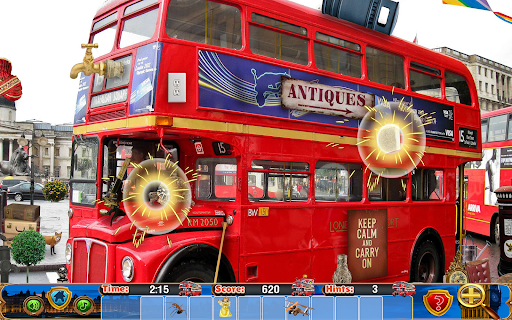 Hidden Object London Adventure Screen 2