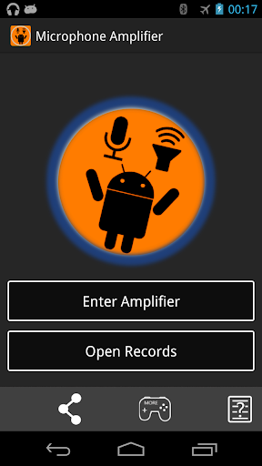 Android application Microphone Amplifier screenshort