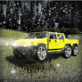Hummer 6x6 Truck Snow Driving icon