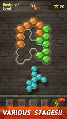 Hexa Block Quest - Screenshot 2