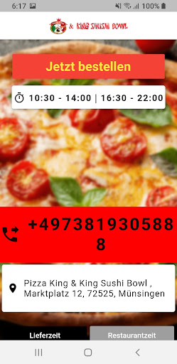 Pizza King Screen 2
