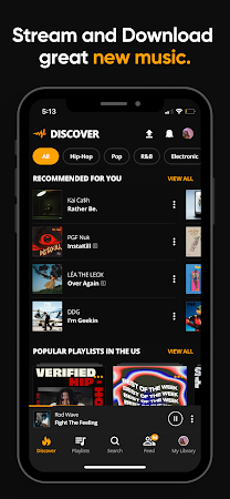 Game screenshot Audiomack：ミュージックダウンローダー mod apk