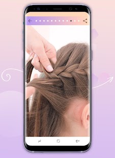 Hairstyles step by step Screenshot