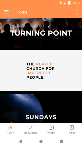 Android application Turning Point Church of Vidor screenshort