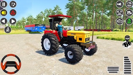 Modern Farmer Tractor Game 3D